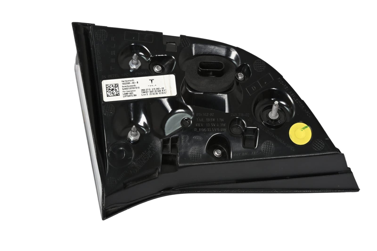 Farolim Interior Direito da Mala Model 3 (2021-2023) / Model Y (2020-2025) — versão 4 pinos - vista 2