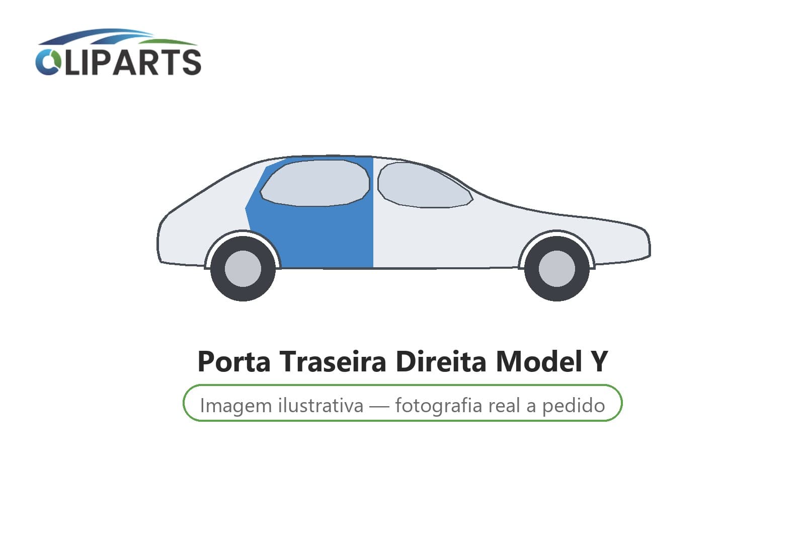 Porta Traseira Direita Model Y