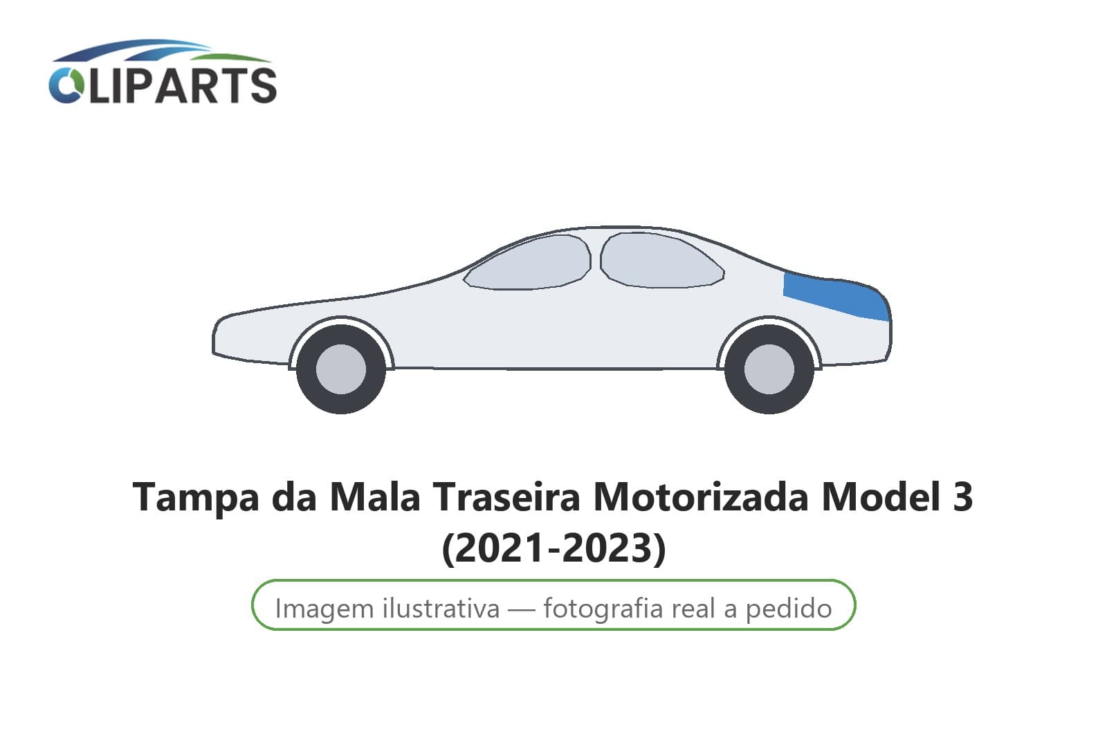 Tampa da Mala Traseira Motorizada Model 3 (2021-2023)