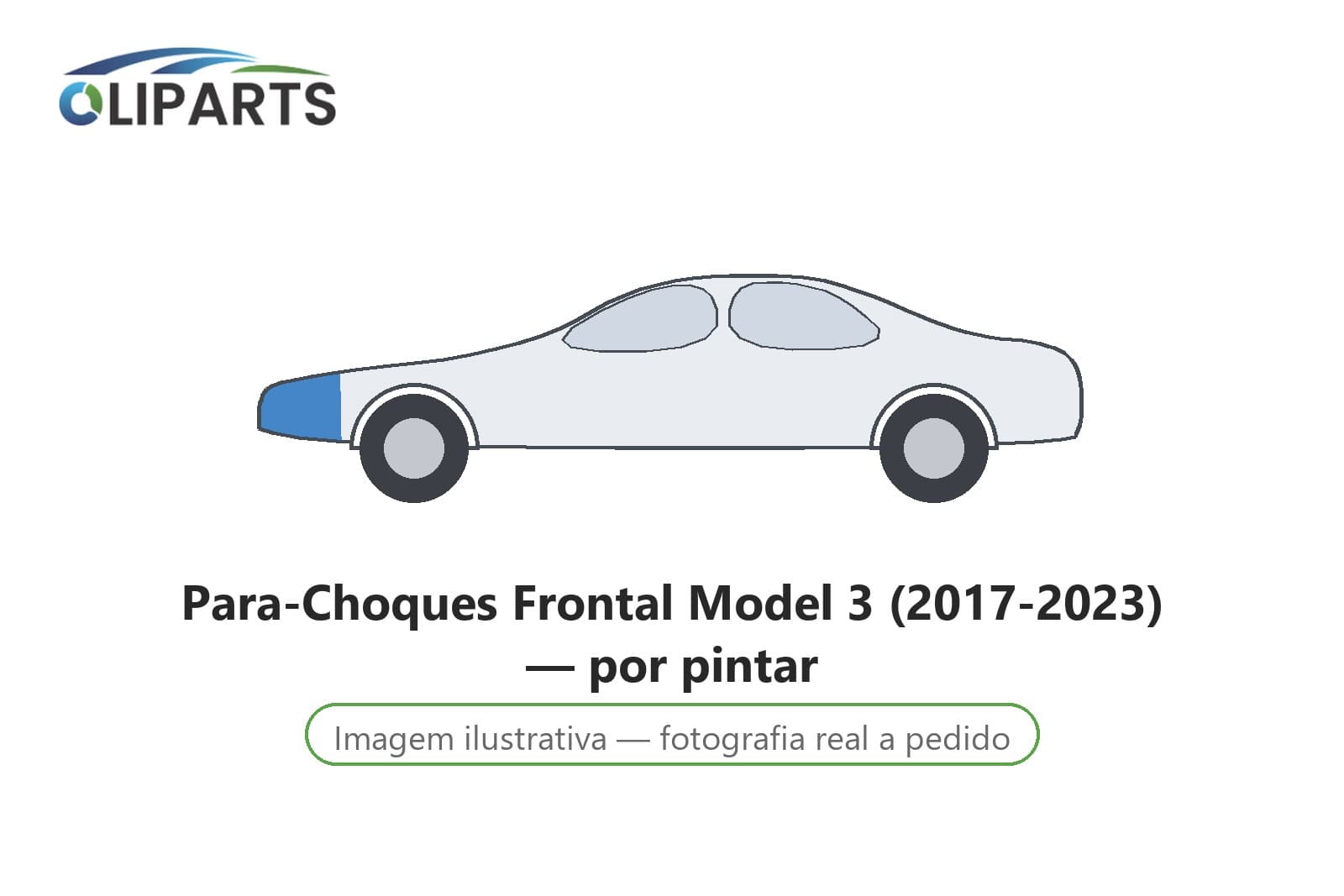 Para-Choques Frontal Model 3 (2017-2023) — por pintar