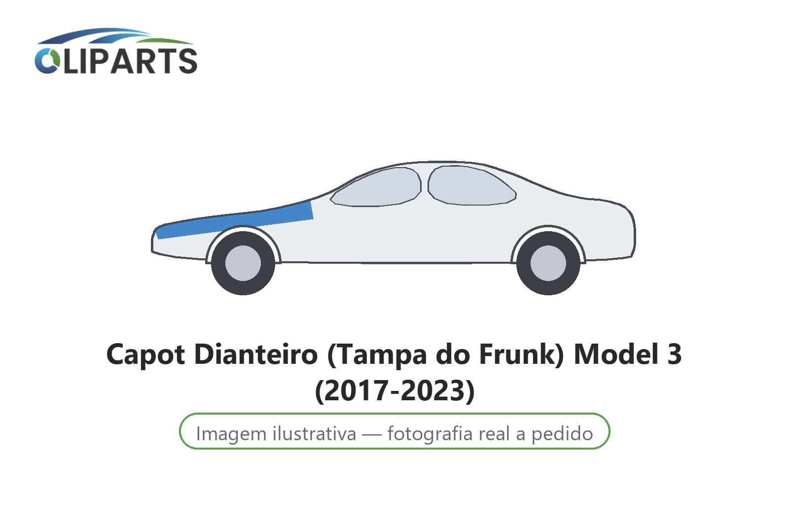 Capot Dianteiro (Tampa do Frunk) Model 3 (2017-2023)