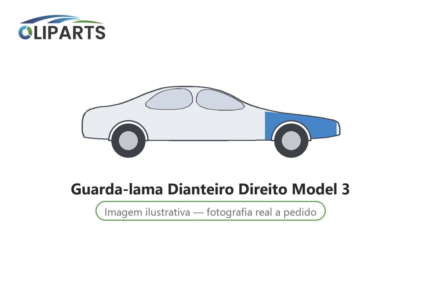 Guarda-lama Dianteiro Direito Model 3