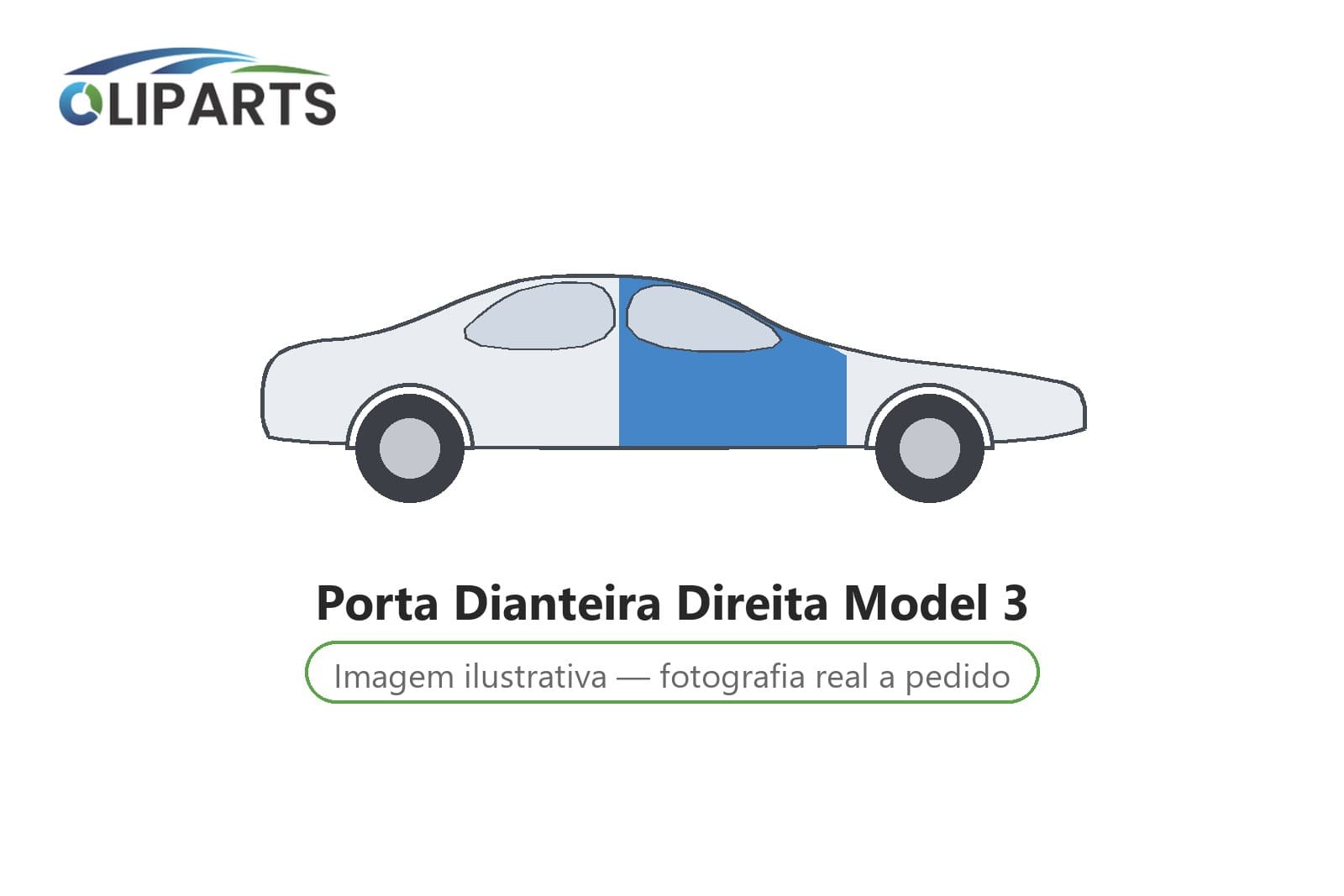 Porta Dianteira Direita Model 3