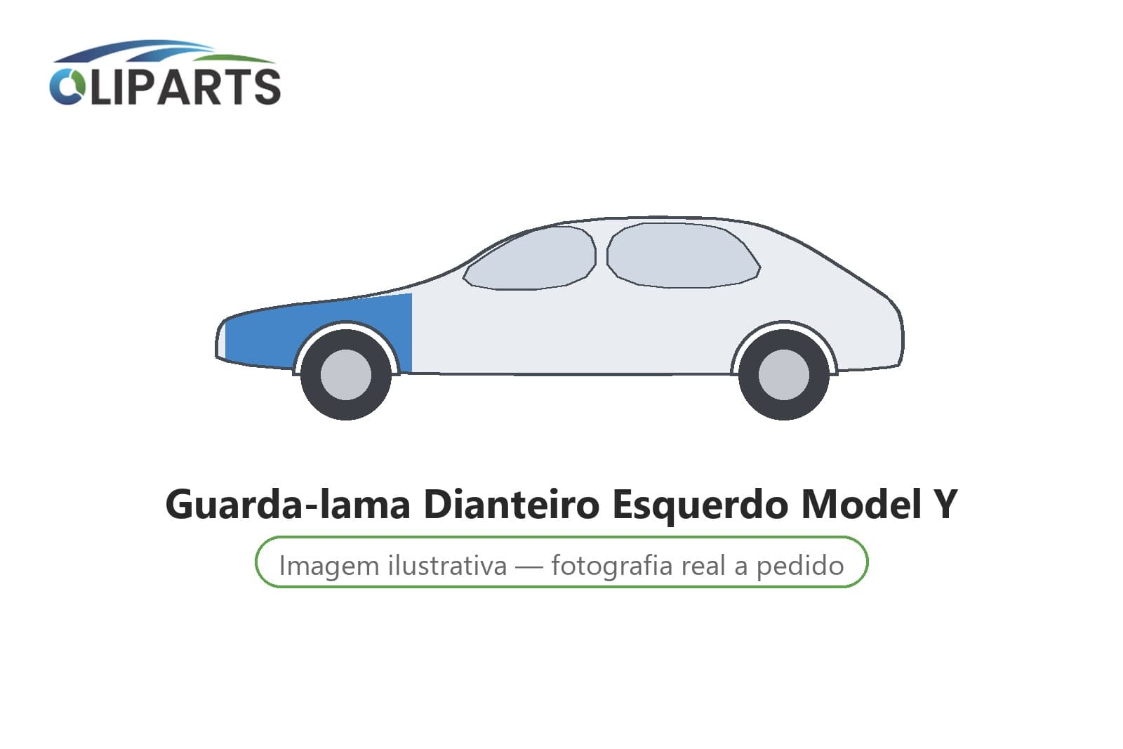 Guarda-lama Dianteiro Esquerdo Model Y