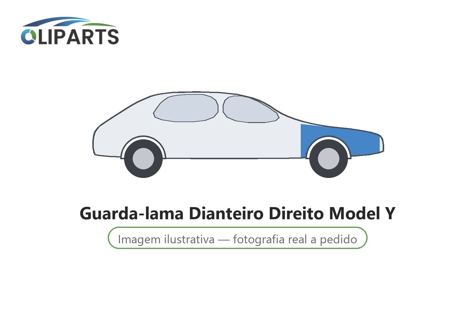 Guarda-lama Dianteiro Direito Model Y